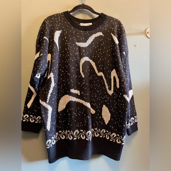 Dancer USA measures as size L/XL vintage no size tag black/ white - Picture 3 of 7